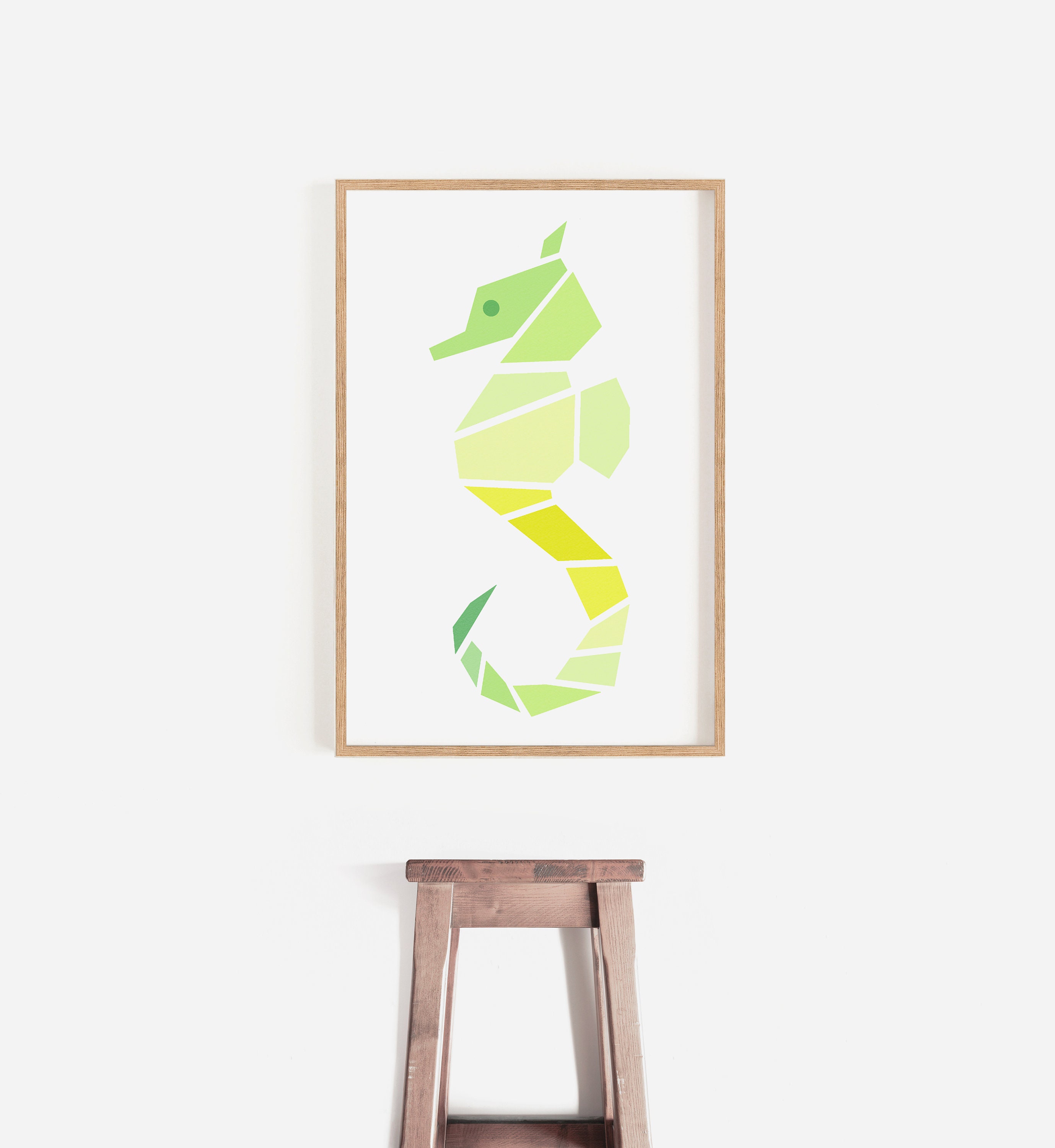 Seahorse Print Seahorse Wall Art Sea Horse Bathroom Wall Etsy