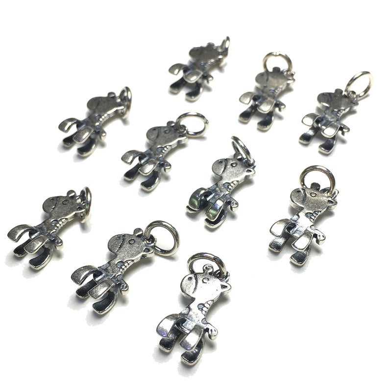 DIY Finding 9x15mm 10pcs 925 Sterling Silver Charm Silver Spacer Beads For Accessories Jewelry Design /& Jewelry making Fashion Pendant