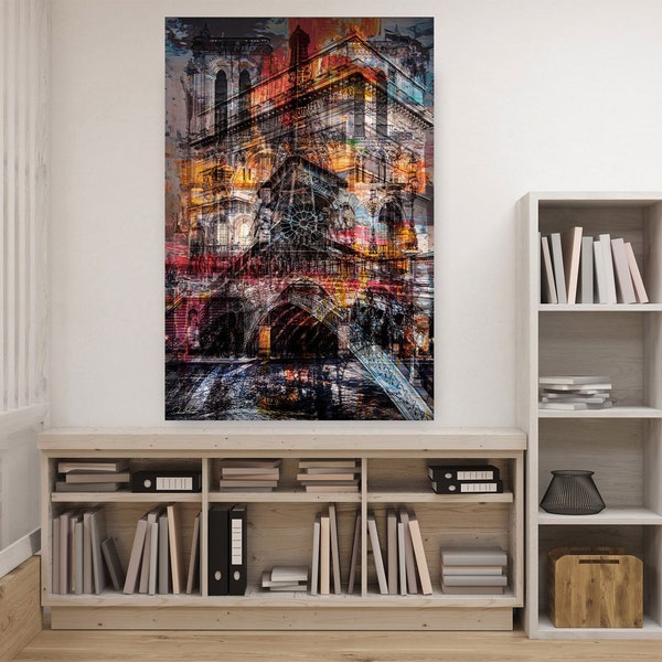 The Paris, France, Paris, Eiffel Tower, Arch of Triumph, Paris Photography, Original Photography art, plexiglass and canvas print.