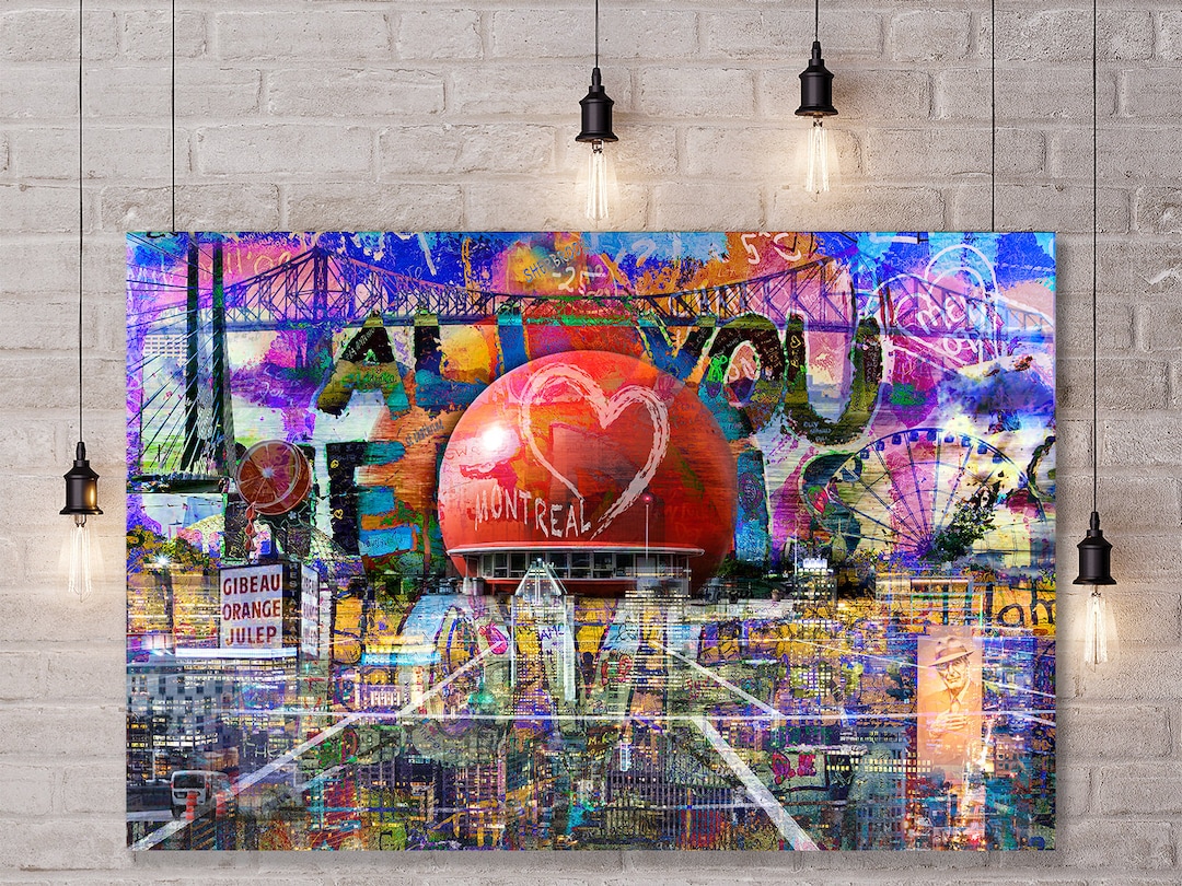 Iconic Montreal Art, Original Photography on Plexiglass and Canvas