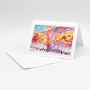 Cartes de voeux Judaica 3, art juif original, carte de voeux et enveloppe pour mariage, douche, fiançailles, bris, bar mitzvah et pour tout événement