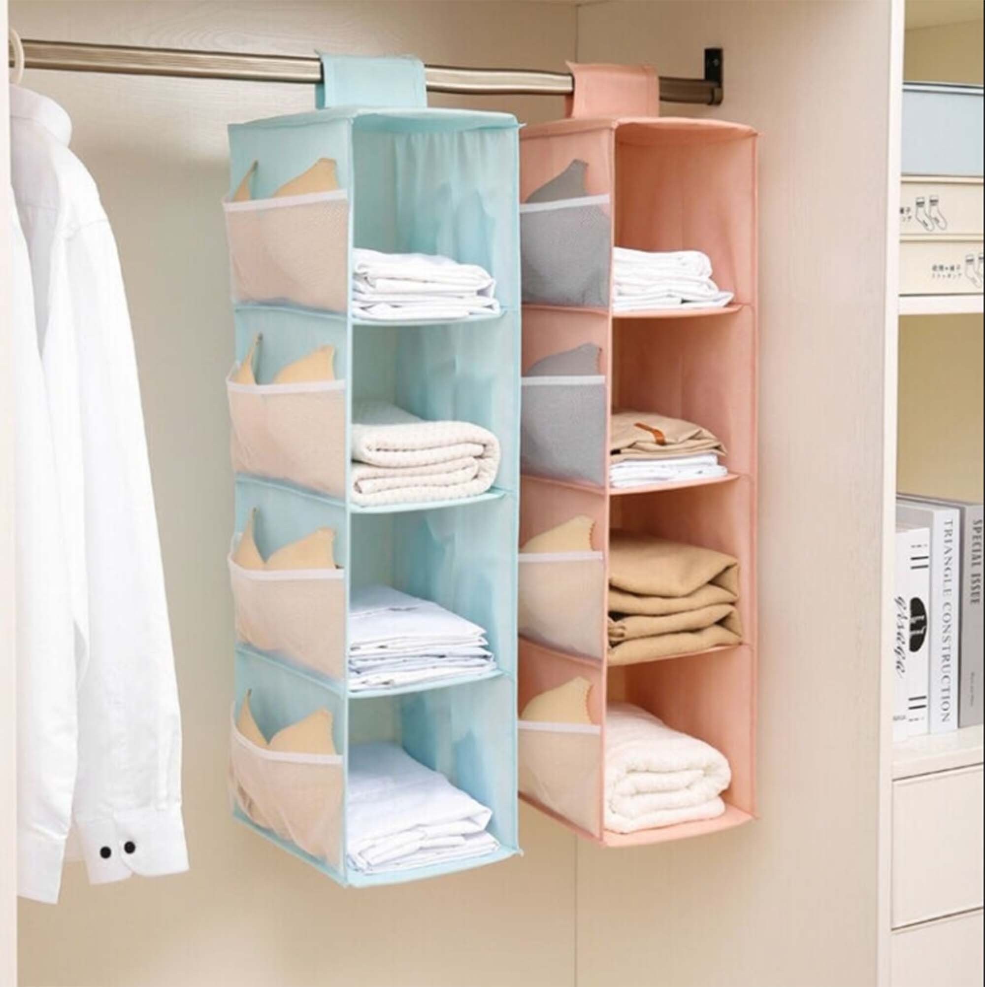 Closet Organizer Wardrobe Hanging Storage Bag Hanging Etsy