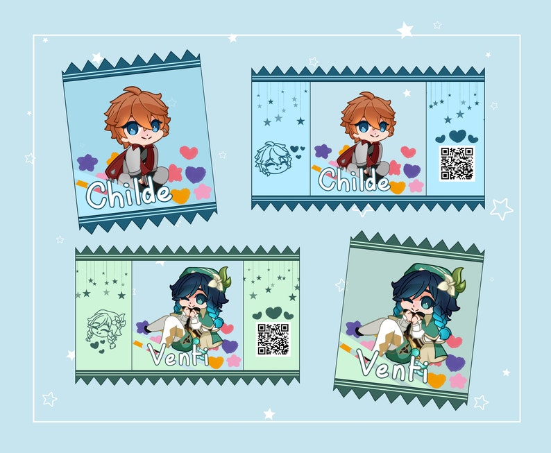 PREORDER Genshin Impact Candy Charms Etsy