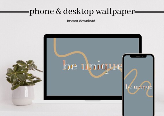 Unique Quote Phone Wallpaper Laptop Wallpaper Desktop - Etsy Unique Quote Phone Wallpaper Laptop Wallpaper Desktop - Etsy