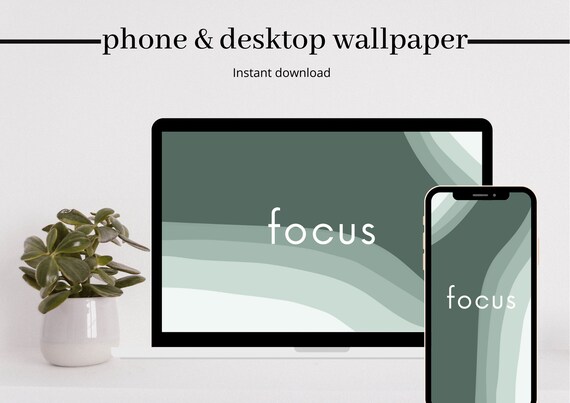 Minimalist Iphone Desktop Wallpaper Aesthetic Phone Etsy