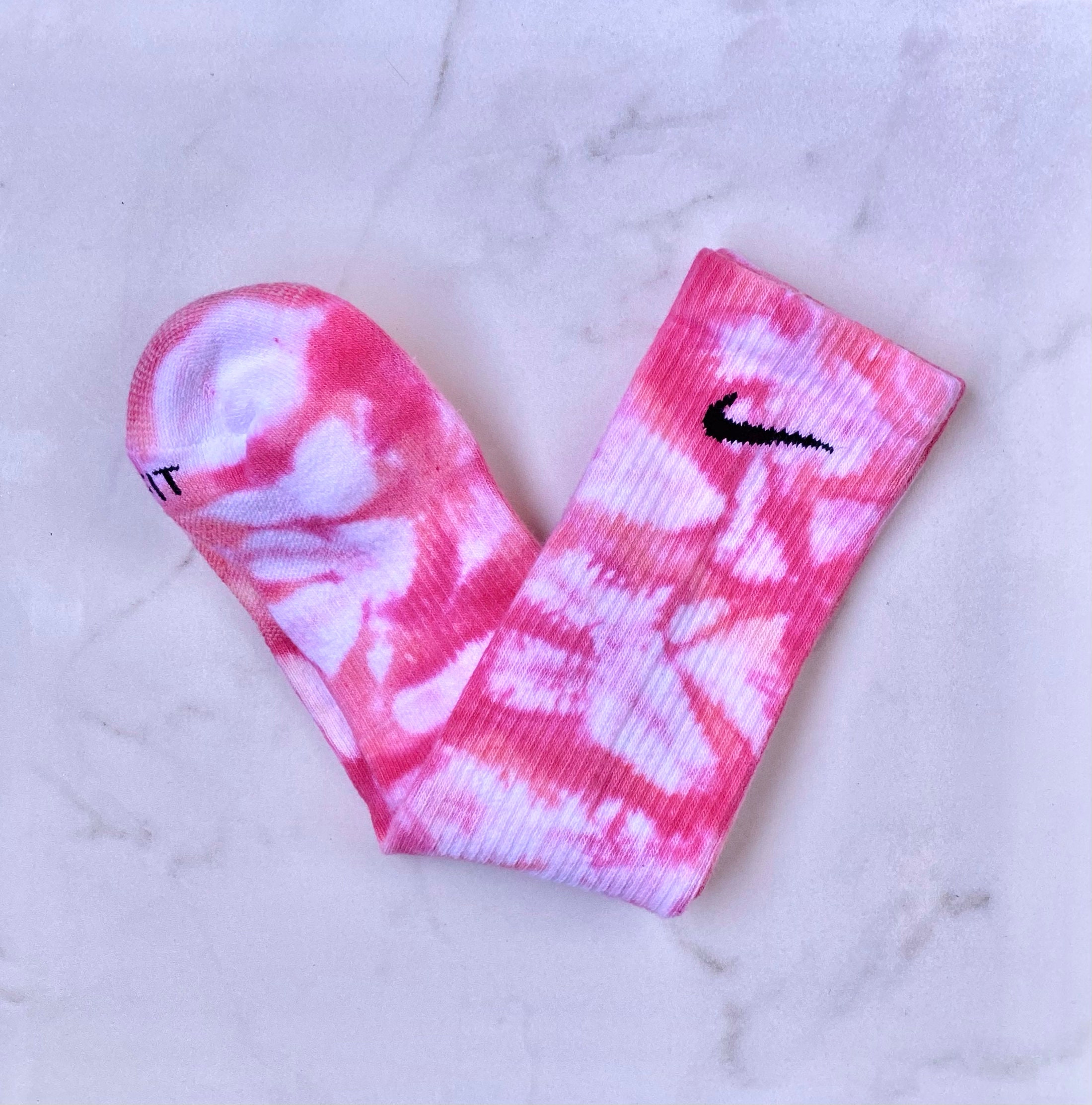 New Tie Dye Nike Crew Socks Custom Tie Dye Nike Socks | Etsy