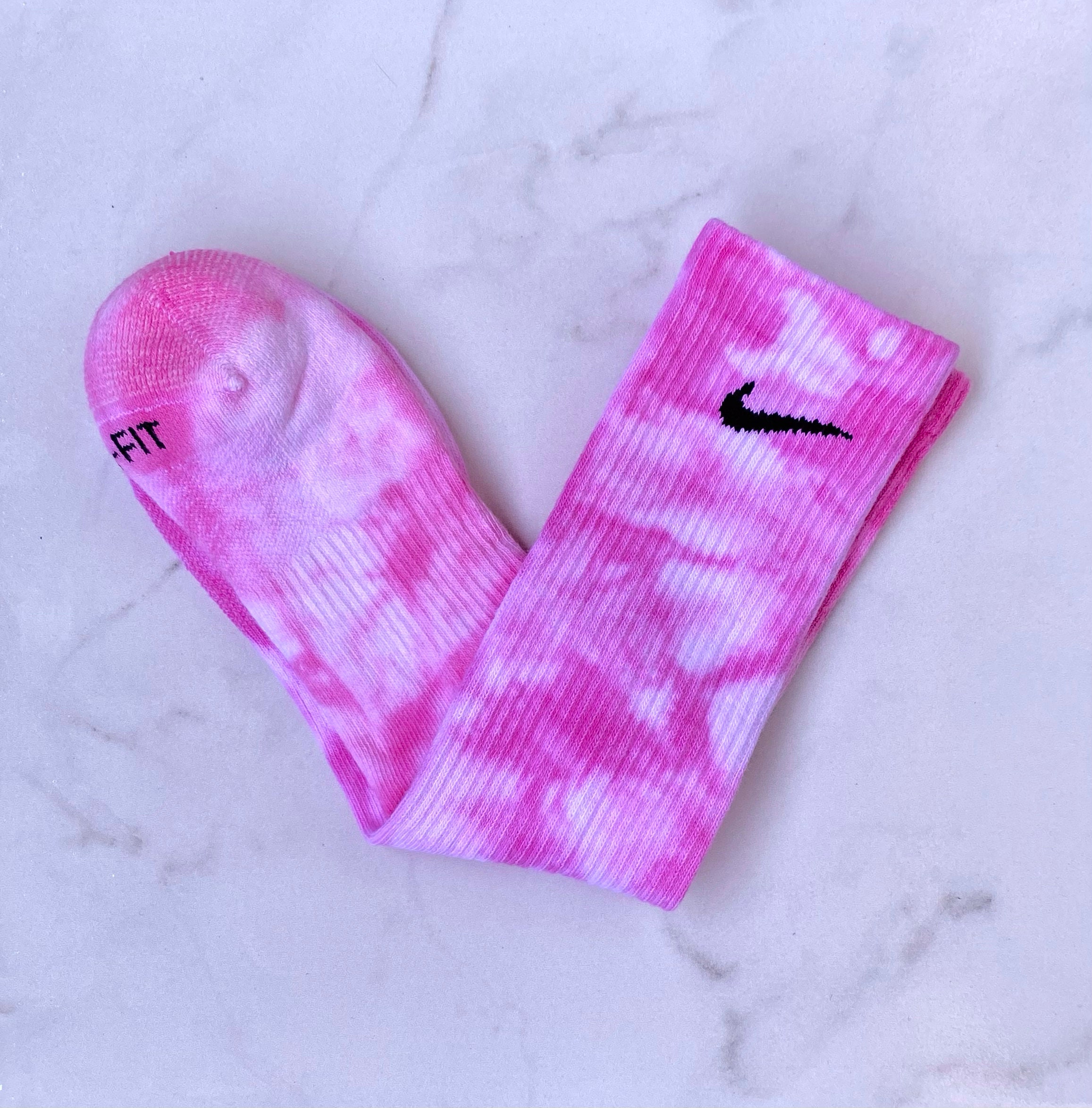 New Tie Dye Nike Crew Socks Custom Tie Dye Nike Socks | Etsy