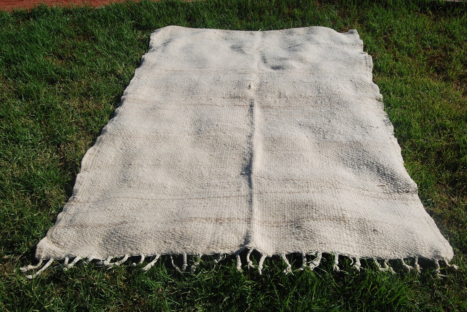 White Berber Rug Vintage Handmade Rug Vintage Etsy