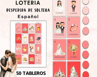 Loteria bridal shower | Loteria despedida de soltera | bachelorette party loteria