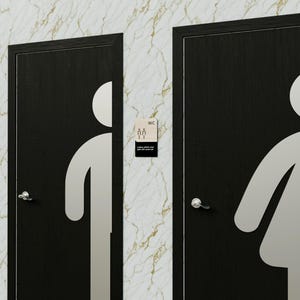 Personalize Custom Sign (restroom, SPA, Parking, Etc): Oak & Aluminum ...