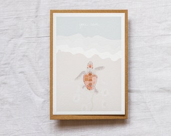 Carte postale de tortue