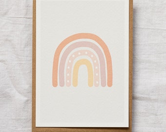 Rainbow postcard