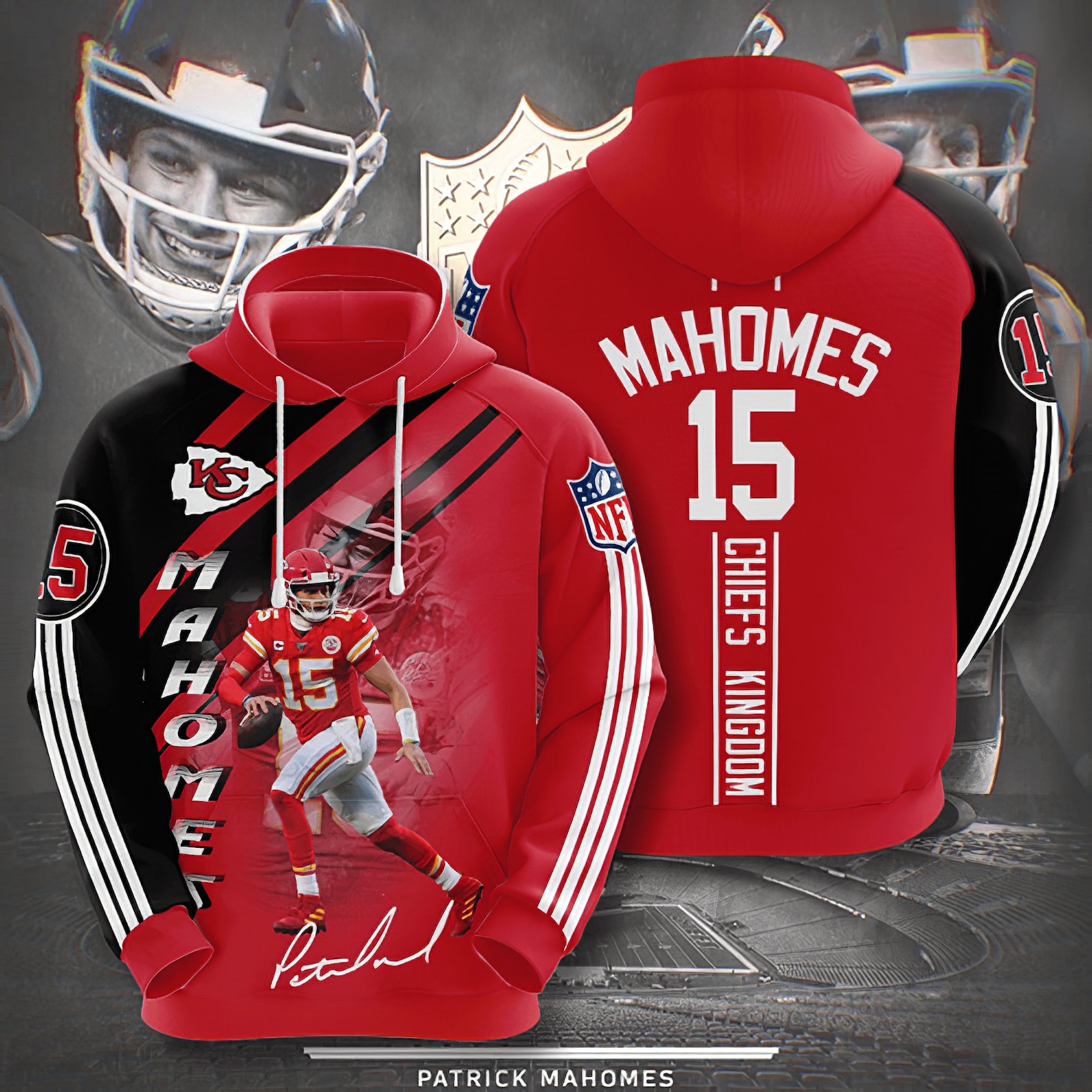 mahomes hoodie adidas
