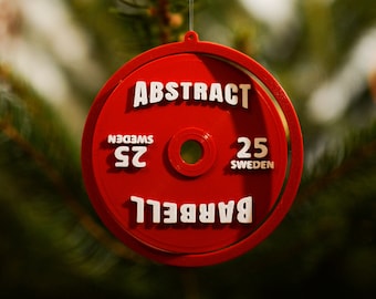 Personalized Eleiko weight plate ornament | Weightlifting, Powerlifting or Crossfit gift