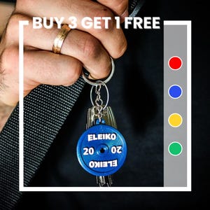 Eleiko Weightlifting keychain - Original gym gift - Buy 3 get 1 Free