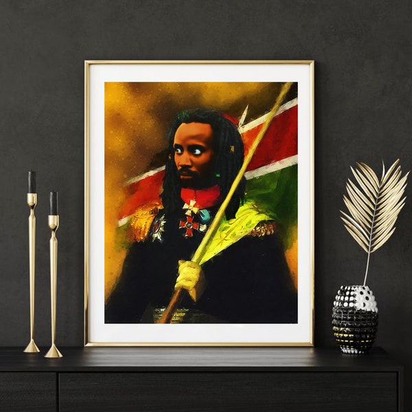 Extra Large Vertical African Canvas Art Etsy UK