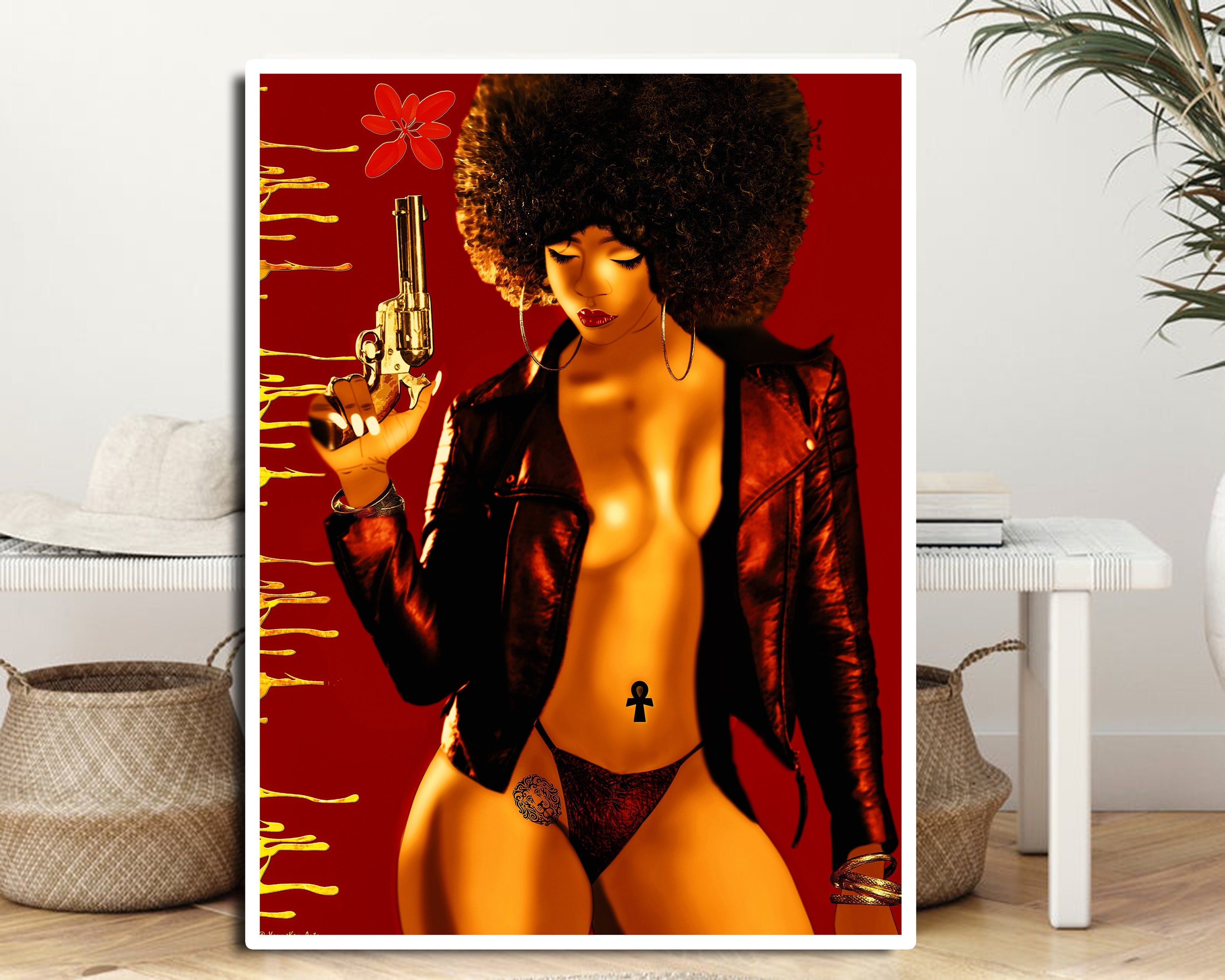 African Woman Nude Art Black Erotic Art Hot Nudes Black Woman photo