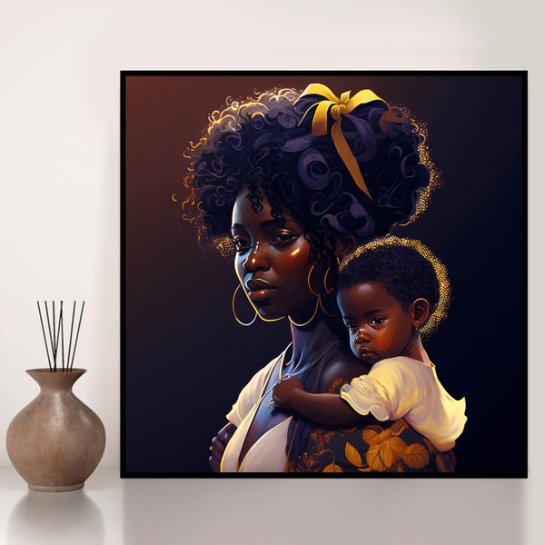 Mother Son Art - Etsy