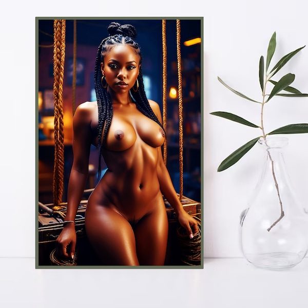 Mature Nude Black women Digital print Nude Black models Black erotic photos Sexy black girls black nude art printable Afro naked woman art