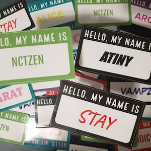 Kpop Fandom Sticker Set