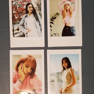 Blackpink Polaroids | Jisoo | Rose | Lisa | Jennie | 5tar Kpop Designs