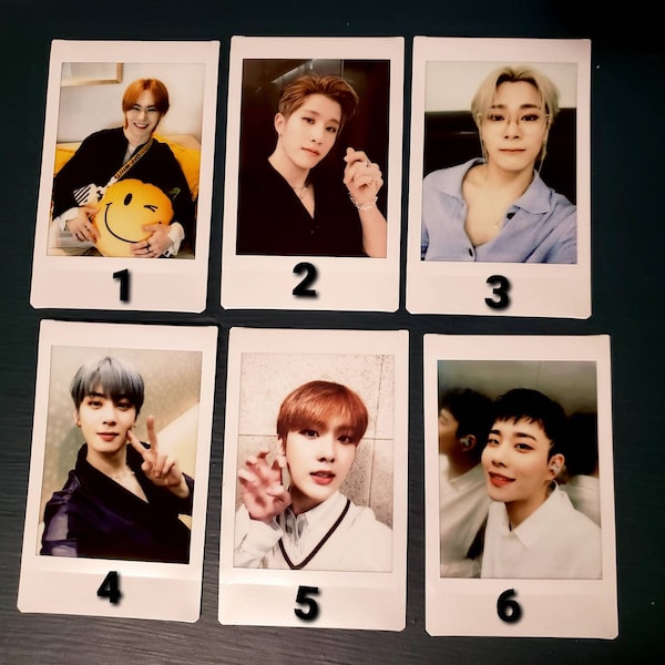 Astro Polaroids | Kpop | Cha Eunwoo | Moonbin | MJ | Sanha | Jinjin | Rocky | 5tar Kpop Designs