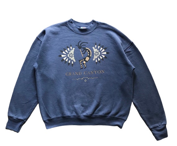 Vintage Art 90s Grand Canyon Crewneck Sweatshirt Fruit of the Loom 