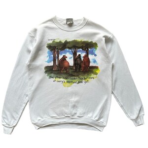 Vintage 90s Art Animal Lee tag crewneck Sweatshirt L size