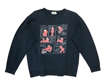 Vintage 90s Elmo Sesame Street Distressed Sweatshirt L size