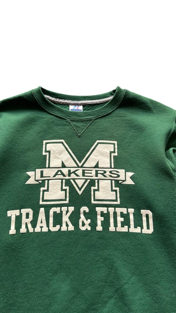 Vintage Mercyhurst Preparatory School track & field spellout Russell athletic tag crewneck sweatshirt S size View 2