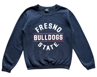 Vintage Ncaa Sportswear Presno State Bulldogs California State University spellout crewneck Sweatshirt S size