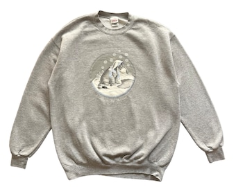 Vintage 90s Disney Cartoon Wonder is All Around Art crewneck swestshirt XL size