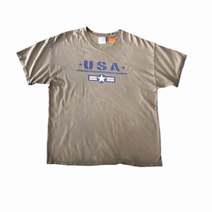 Vintage 90s Usa military style tshirt XL size
