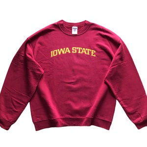 Vintage 90er Jahre Sportswear Iowa State Spellout Sweatshirt Large size