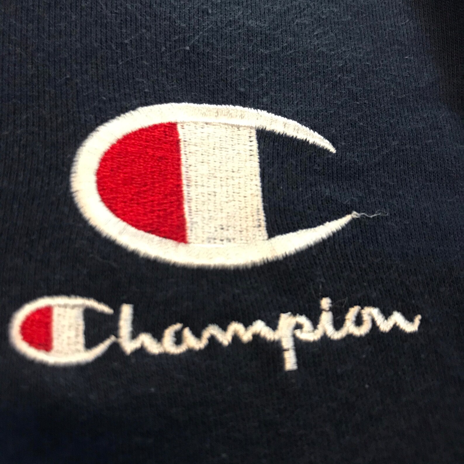 Champion Embroidery Logo Sweaters Xsmall Size - Etsy