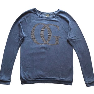 Vintage Obey Sweatshirt Ladies Large size