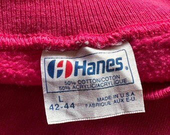 Vintage 80s Universal Studios Florida Spellout Hanes Tag Crewneck