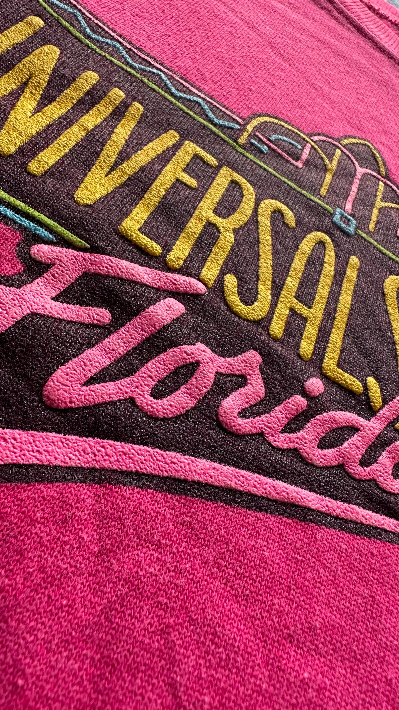 Vintage 80s Universal Studios Florida Spellout Hanes Tag