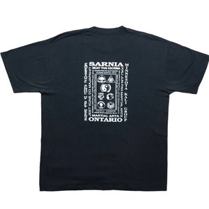 Vintage 90s Professional School of Self Defense Tshirt XL size