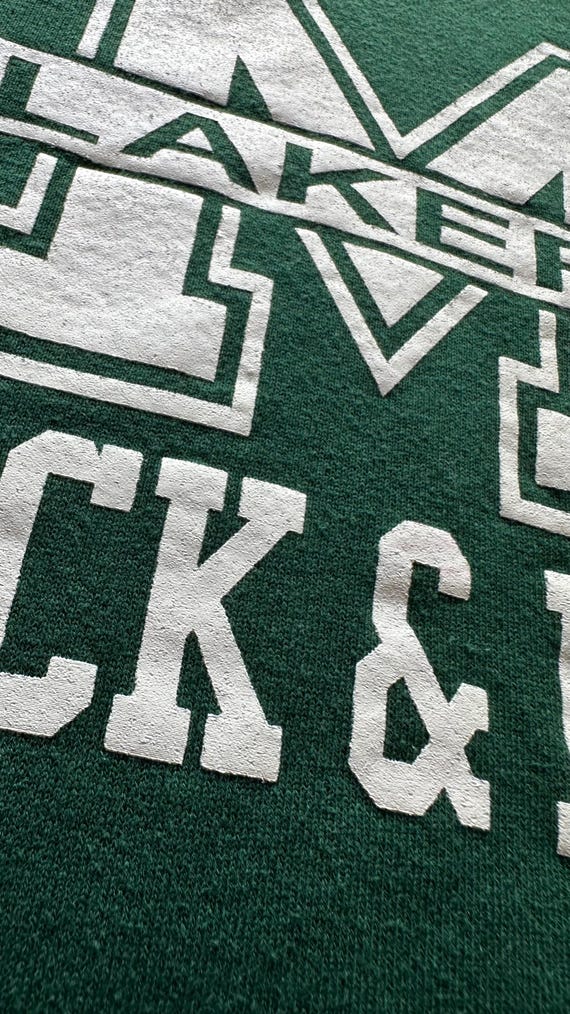Vintage Mercyhurst Preparatory School track & field spellout Russell athletic tag crewneck sweatshirt S size View 3