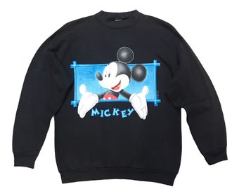Vintage 90s Disney Mickey Mouse Unlimited big print sweatshirt L size