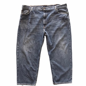 OVER SIZE Levi&#39;s 550 jean en denim vieilli taille 50