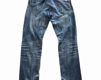 Navy Produce Premium Véritable denim DISTRESSED taille 30