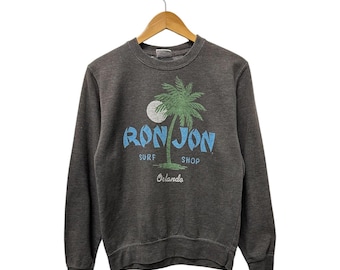 Vintage y2k Ron Jon surf shop orlando spellout crewneck sweatshirt S size
