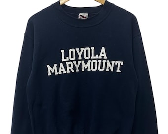 Vintage Loyola Marymount University tröja med rund hals, storlek S