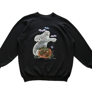 Vintage 90s Hanes tag Art Halloween style crewneck sweatshirt XL size (L-XL)