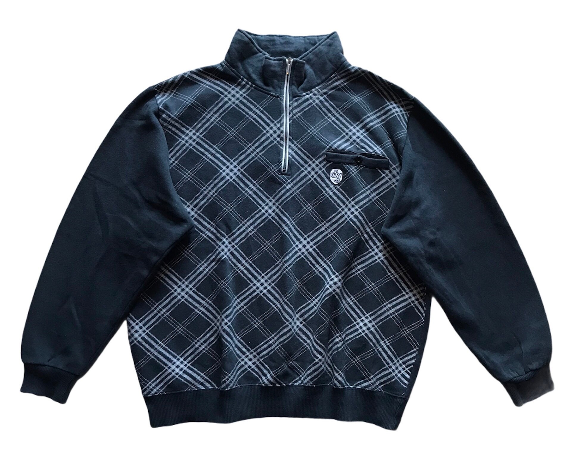 Vintage Designer Yohji Yamamoto Sacsy Y'saccs Golf Half Zip