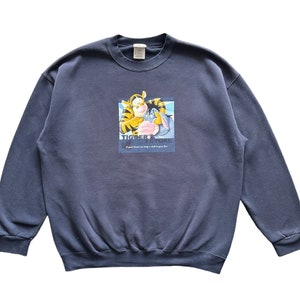 Vintage 90er JahreThe Disney Store Disney Cartoon Crewneck Sweatshirt XL Größe