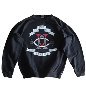 JSLV All Vandalz City big logo crewneck sweatshirt L size