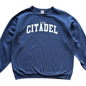 Vintage y2k The Citadel spellout crewneck Sweatshirt XL size